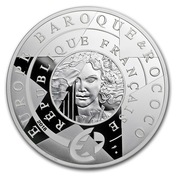 2018 Silver 5 oz Europa Star (Baroque & Rococo) 2018 Silver 5 oz Europa Star (Baroque & Rococo)